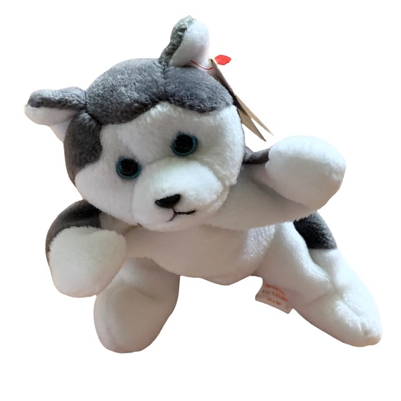 1996 TY Beanie Baby Original Nanook the Husky Dog Retired Plush - Picture 2 of 9